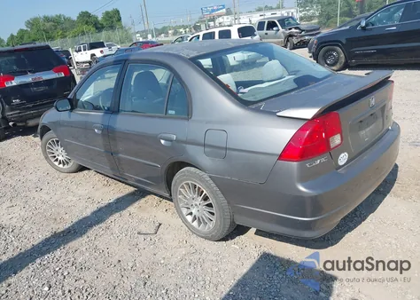 2005 Honda Civic Lx z USA, uszkodzony, nr VIN 2HGES16525H560700